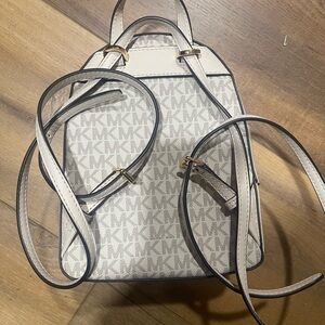 Michael Kors White and Tan Women's Bag